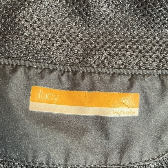 LUCY Black Lightweight Zip Up Active Jacket - Picture 16 of 16